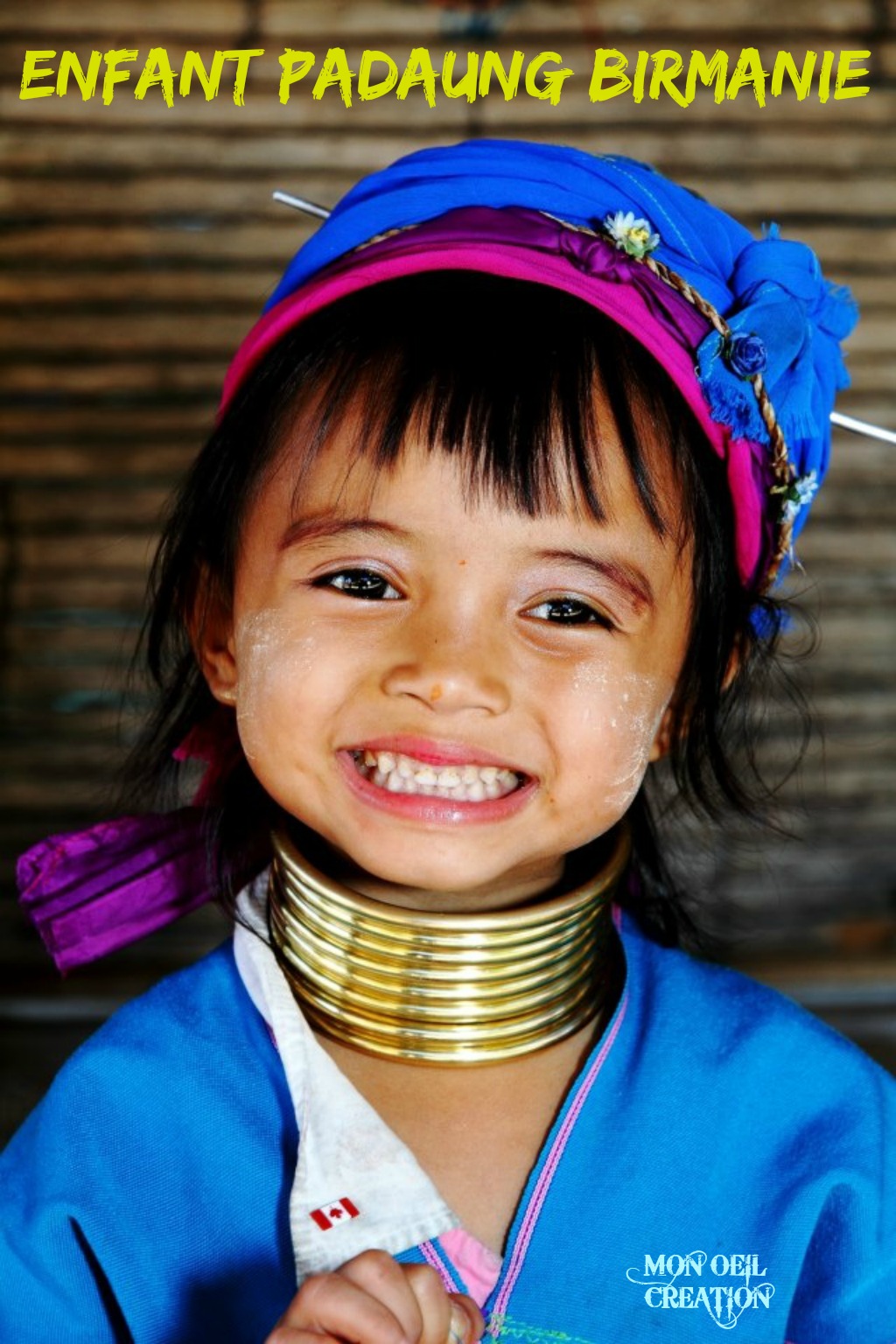 AH29. Portrait - Enfant Padaung Birmanie