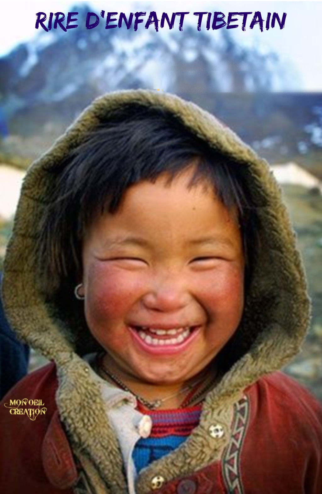 AH30. Portrait - Regard D'Enfant Tibetain
