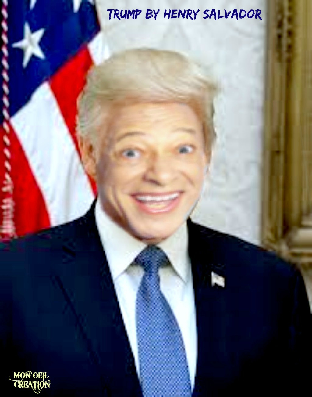 AK17. Portrait - Trump By Henry Salvador