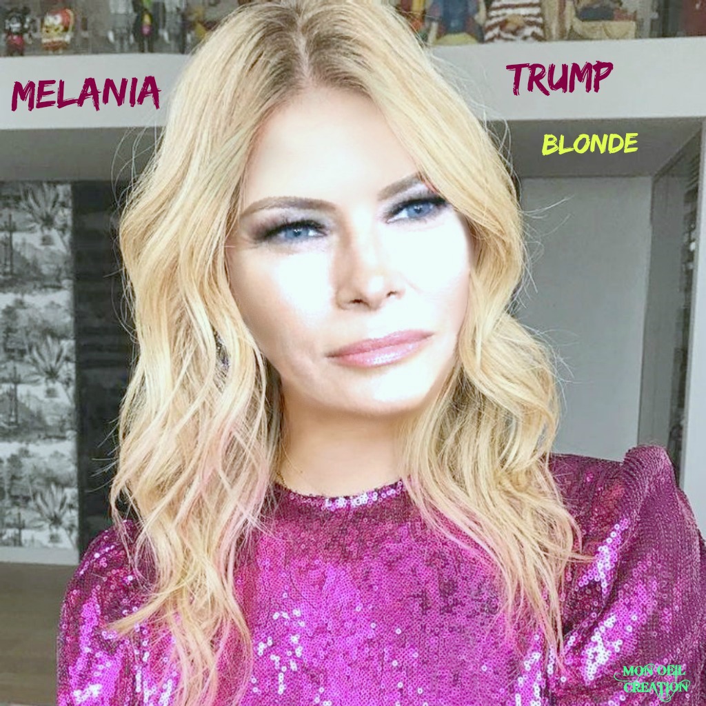 AK5. Portrait - Melania Trump Blonde