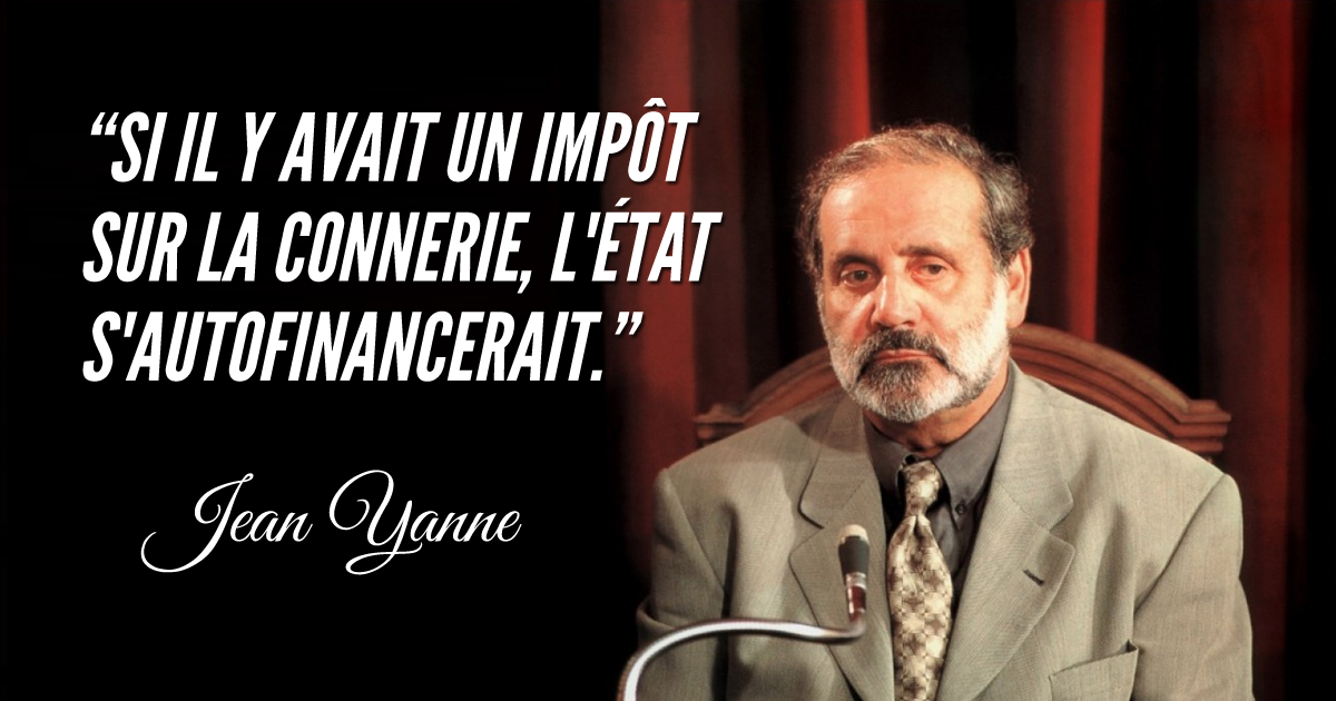 AL2. Politique - Citation De Jean Yanne