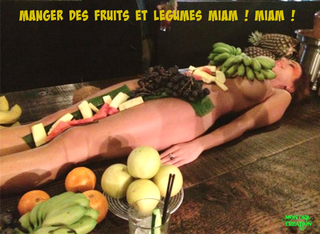 AN16. Humour - Manger Des Fruits & Légumes