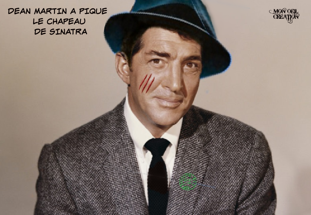 AN26. Portrait - Dean Martin & Le Chapeau De Sinatra