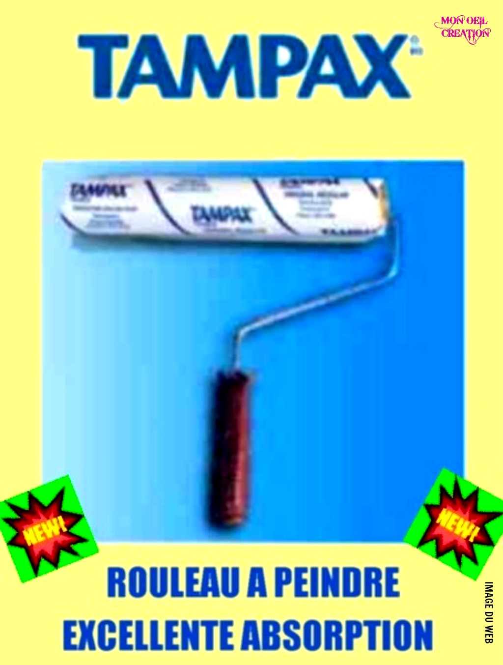 AN8. Humour - Tampax Le Rouleau