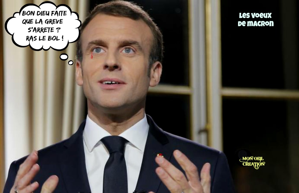 AO17. Politique - Voeux 2020 De Macron