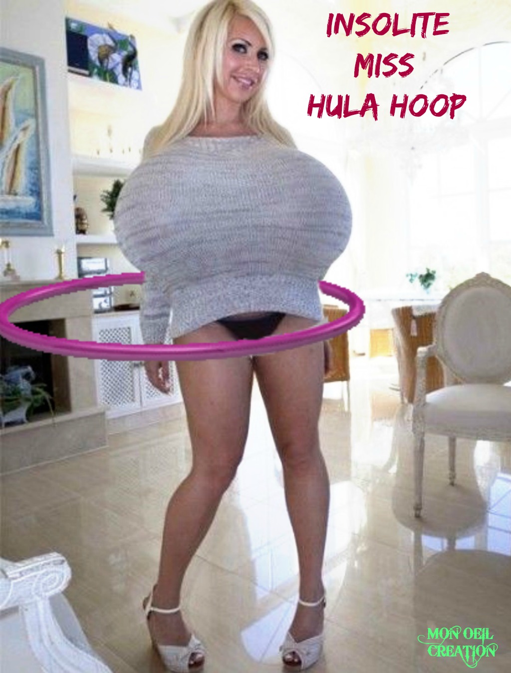 AQ26. Humour - Insolite Miss Hula Hoop !
