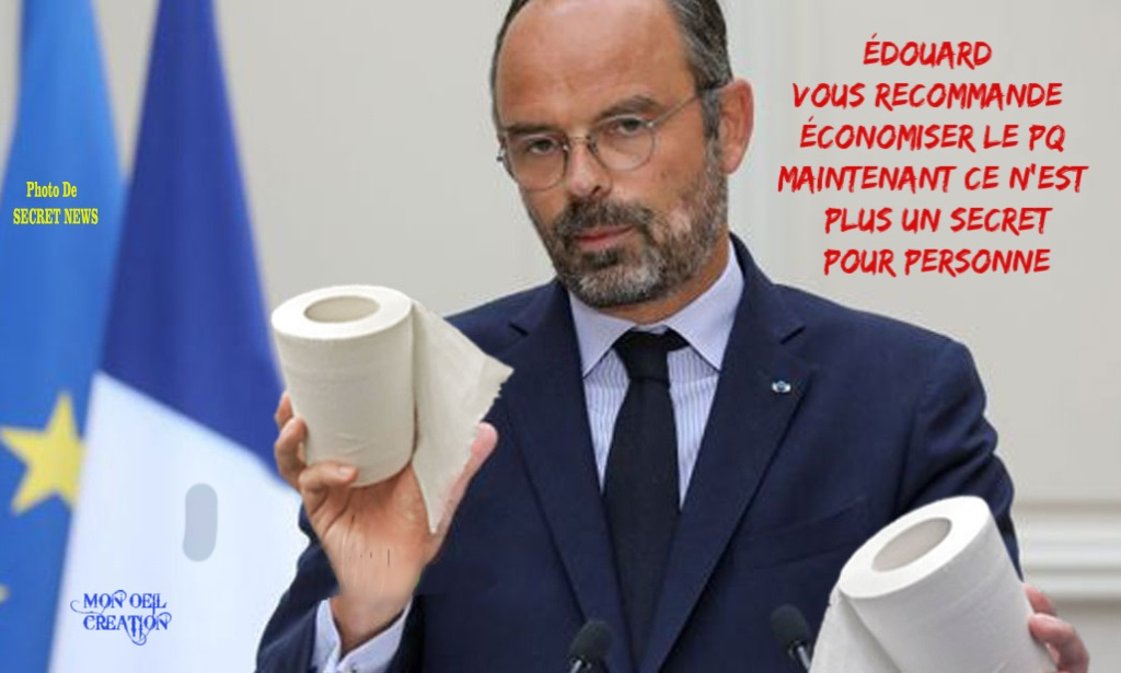 AQ28. Politique - Edouard Philippe Le Papier Toilette