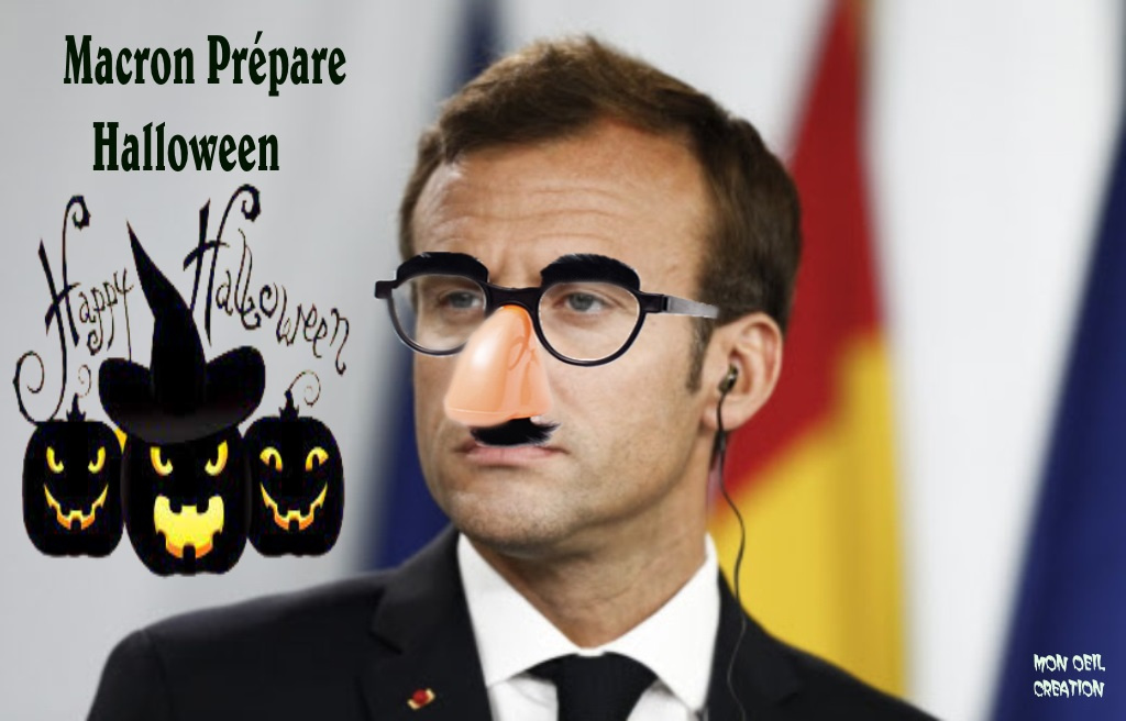 AV21. Portrait - Macron & Halloween (1)