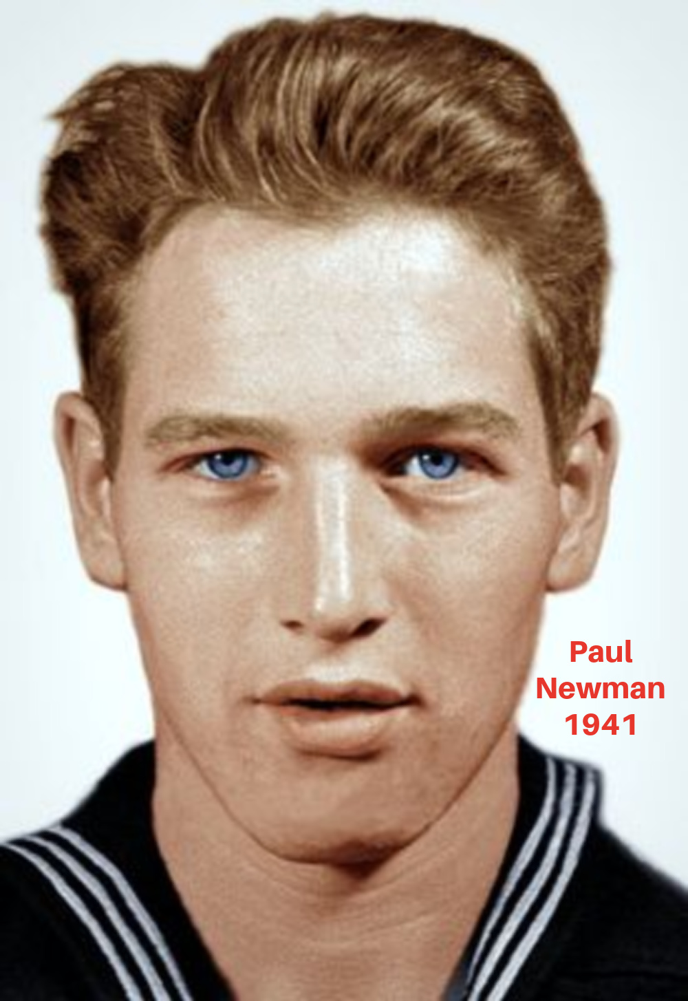 AV25. Portrait - Paul Newman Militaire 1941