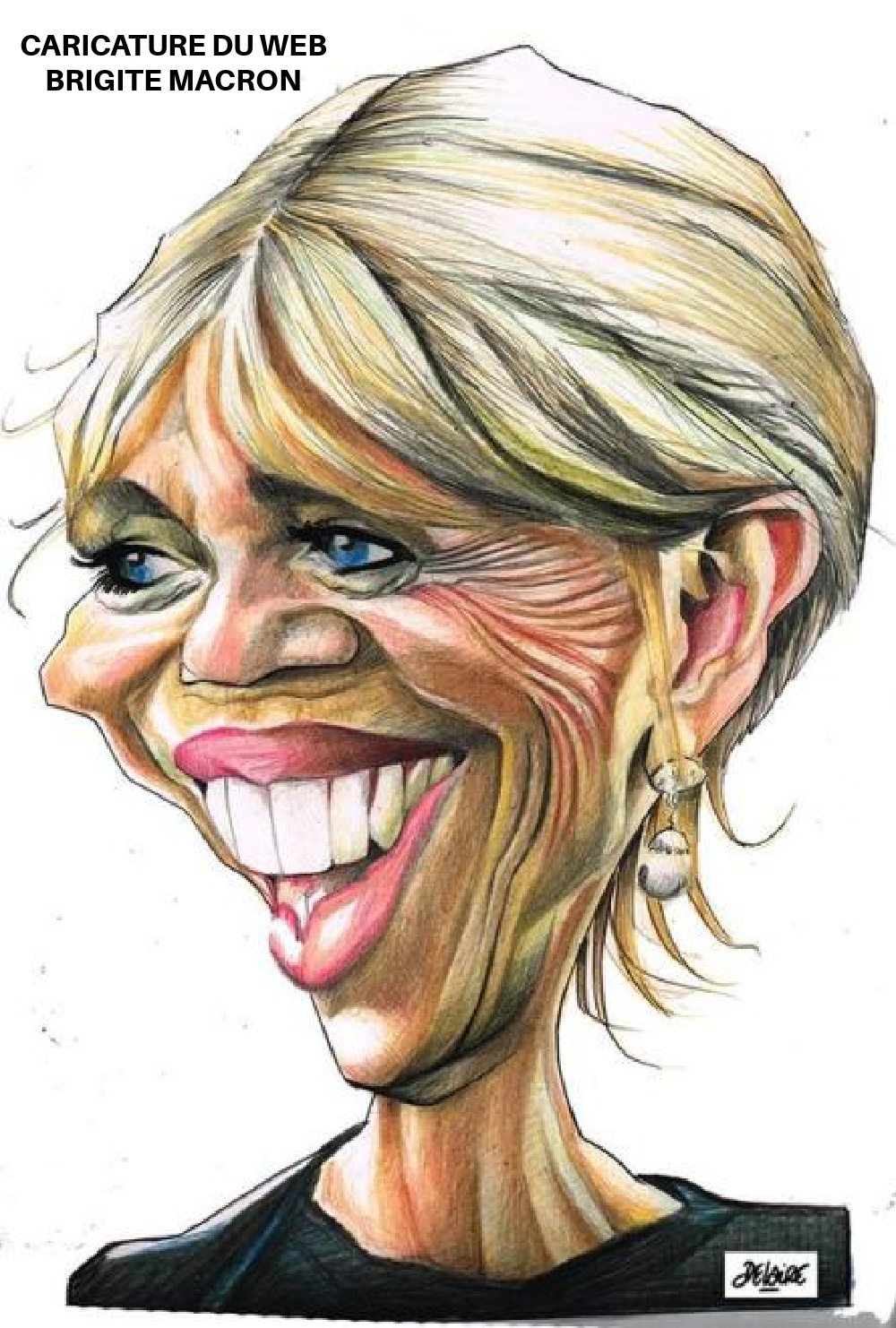 AW25. Portrait - Caricature du Web Brigitte Macron(1)
