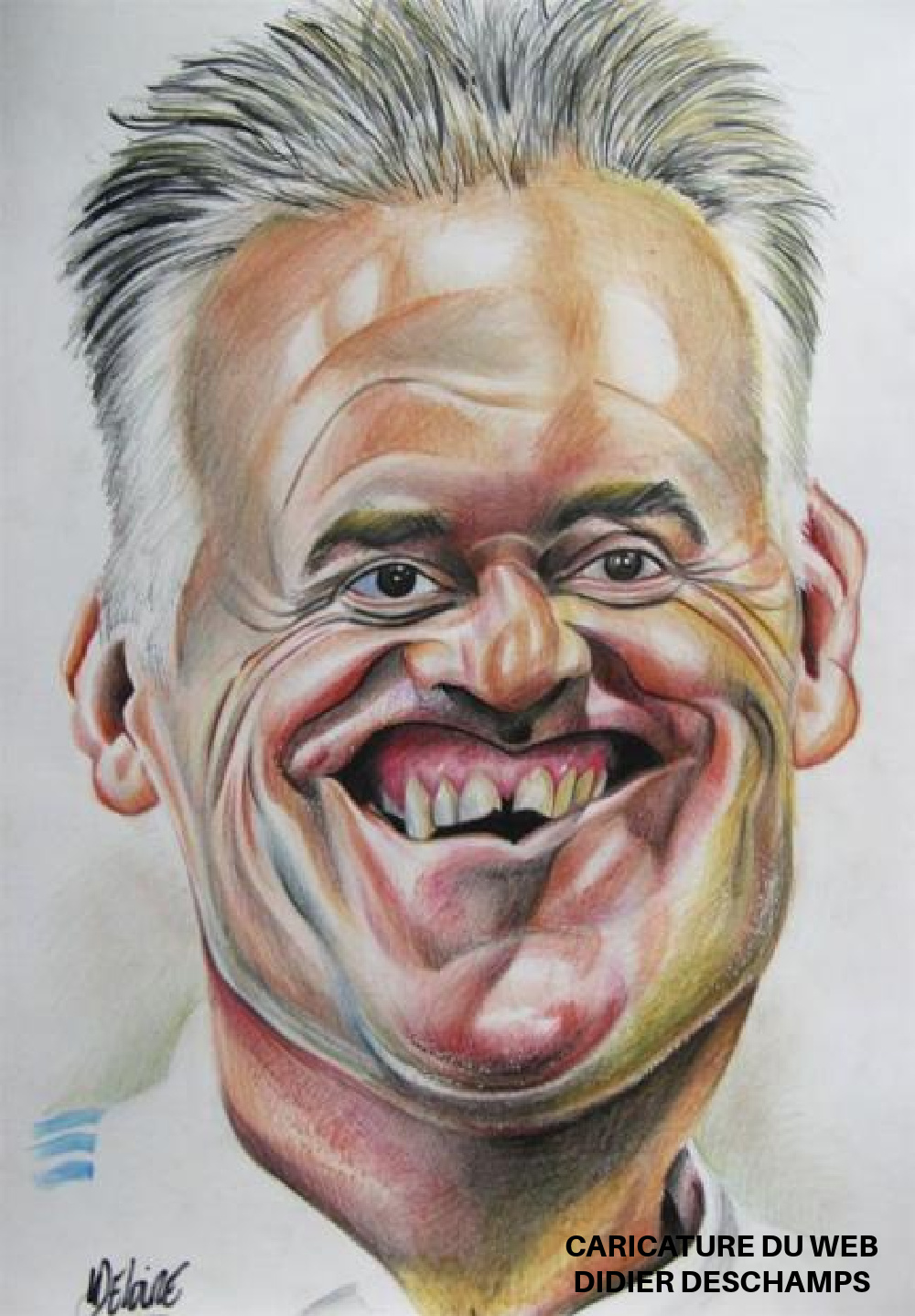 AW26. Portrait - Caricature du Web Didier Deschamps