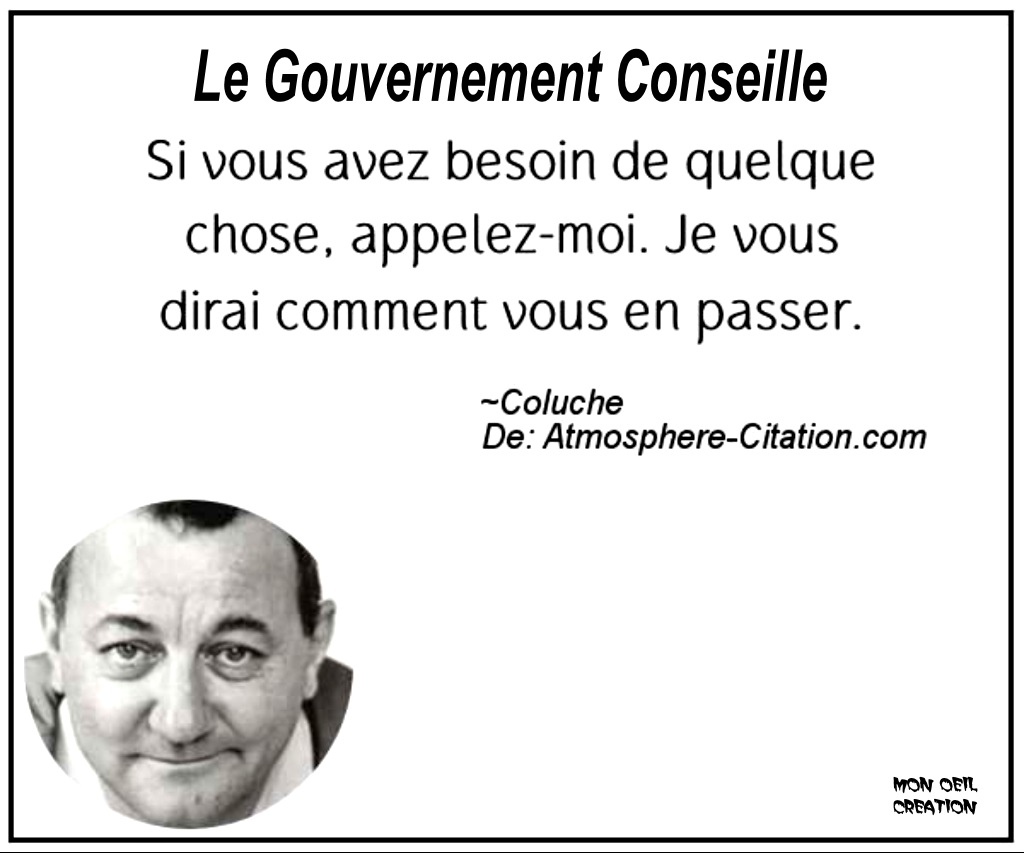 AX21. Politique - Citation De Coluche