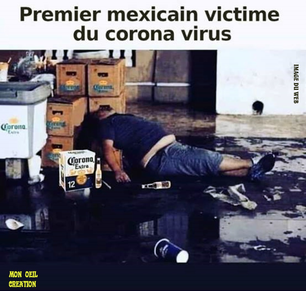 BA25. Humour - Mexicain Victime Du Corona