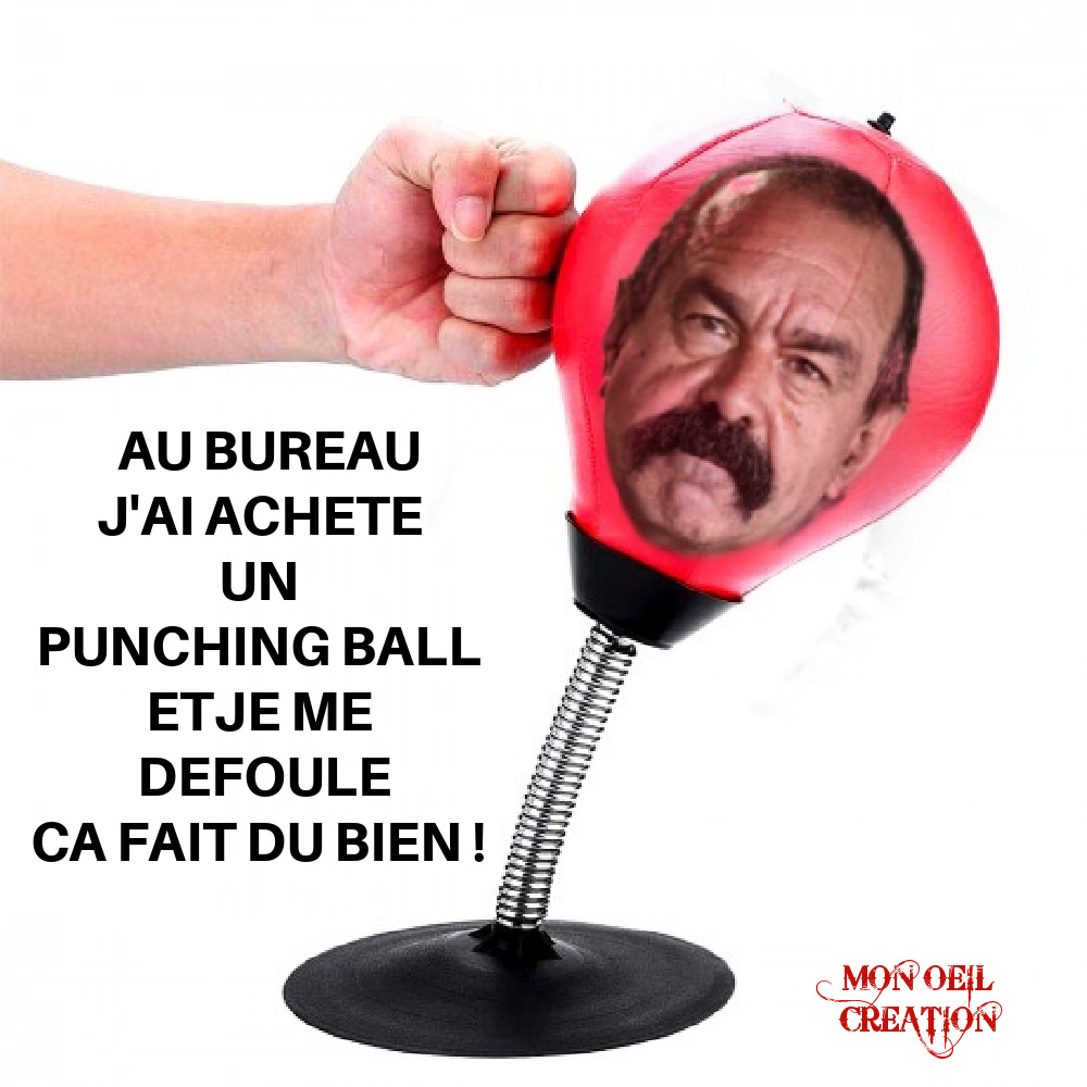 BO10. Politique - Martinez Tête De Punching Ball