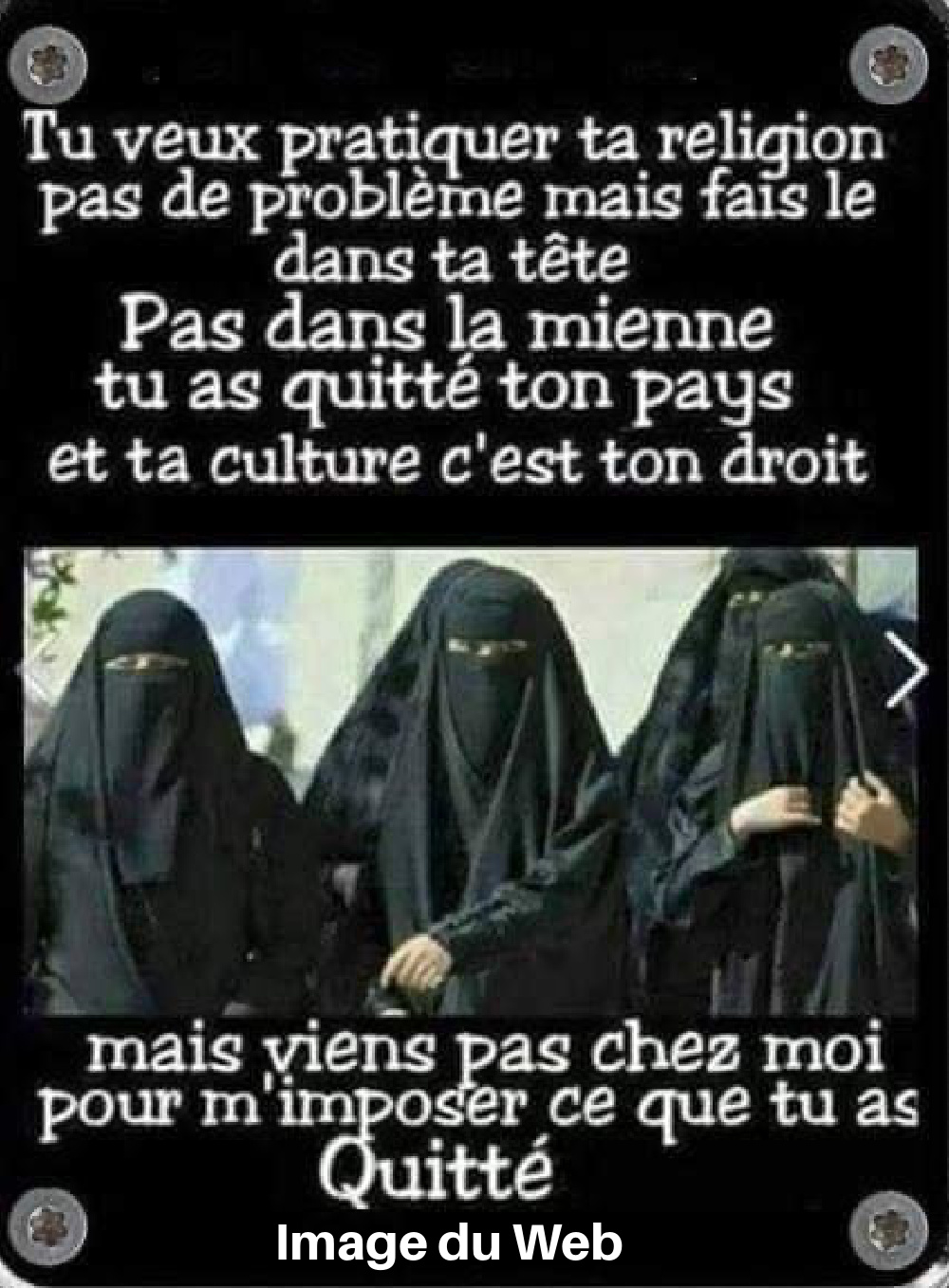 BO24. Politique - Niqab en France