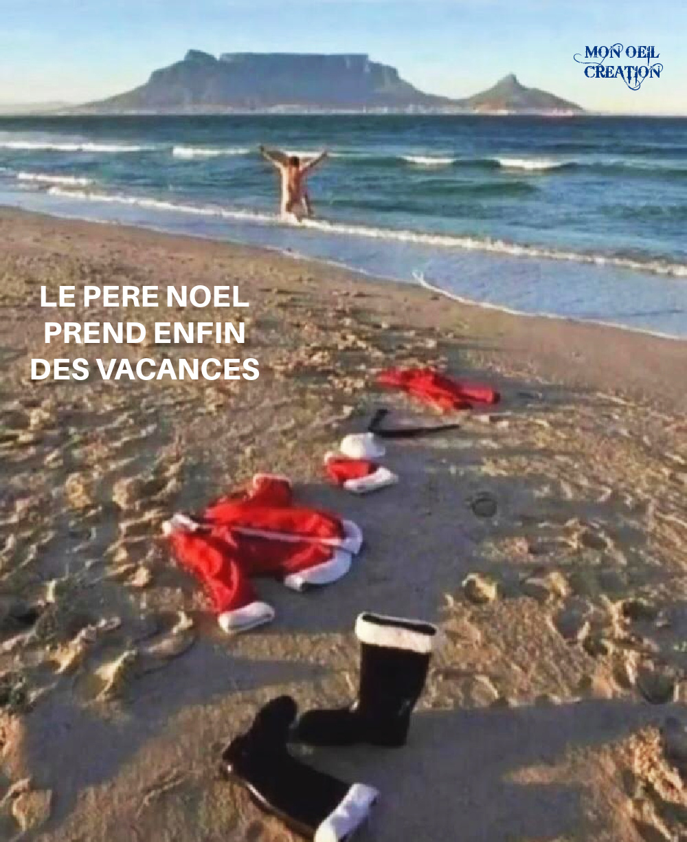 BQ24. Humour - Le Pére Noel en Vacance a La Mer