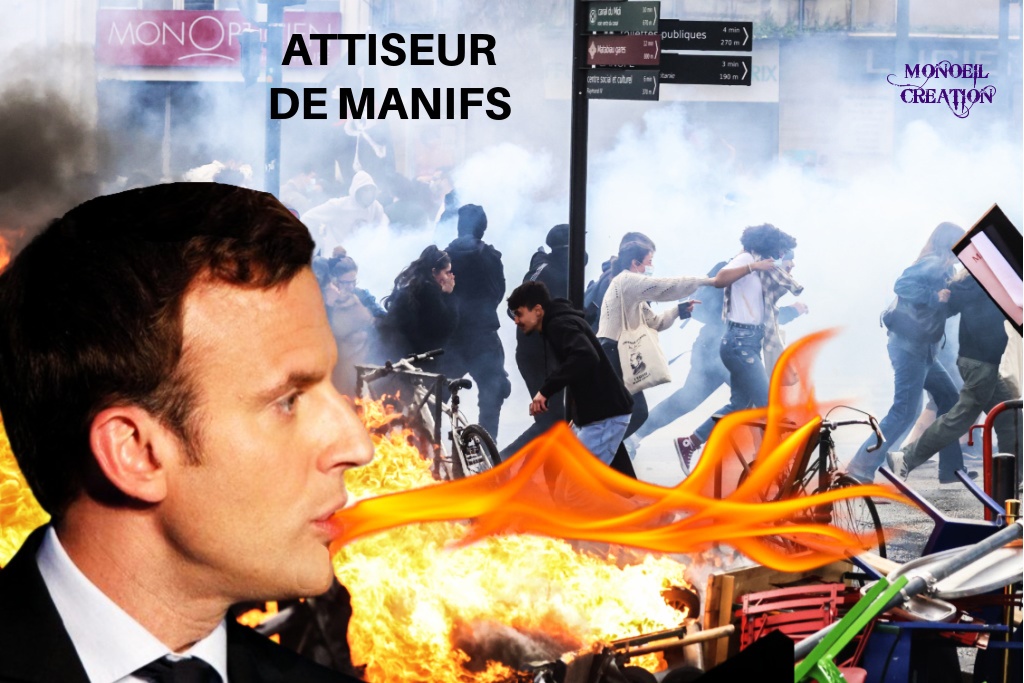 BR23. Politique - Manif Macron Attise Le Feux