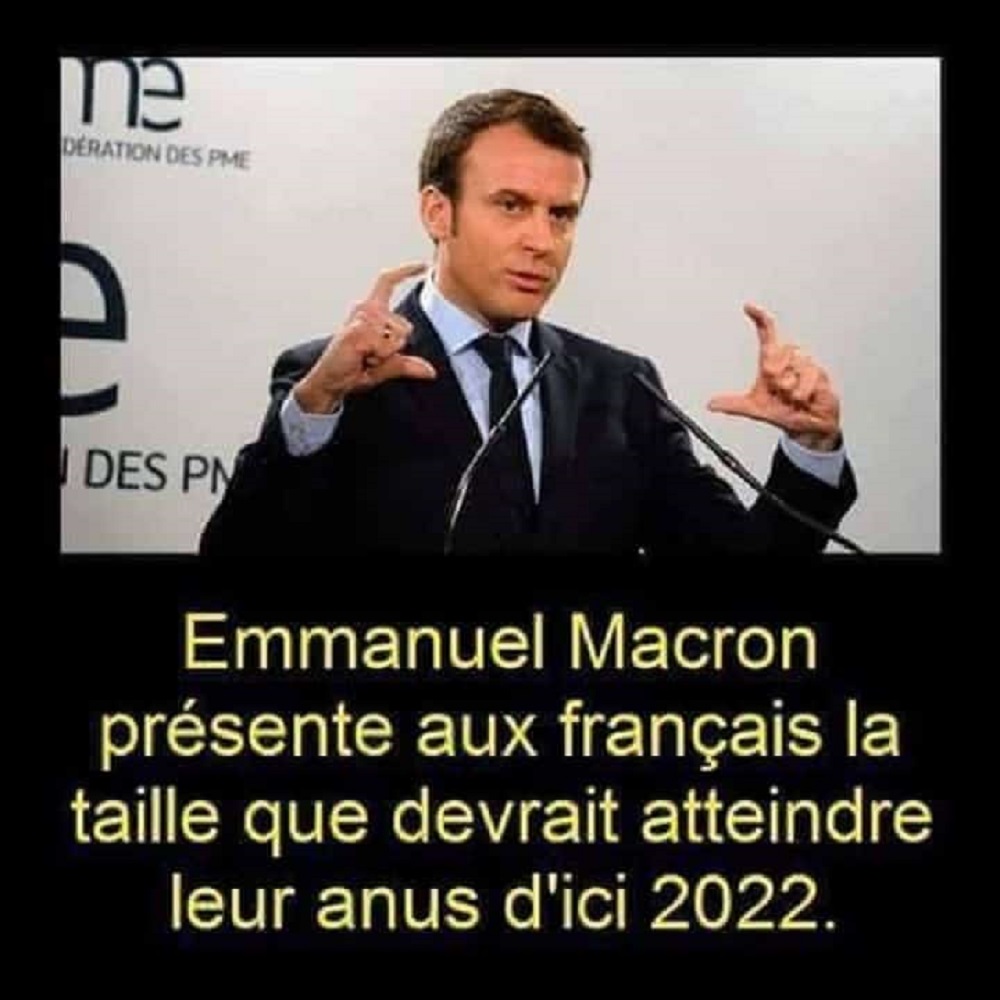 BS08. Politique - Emmanuel-Macron Présente Aux Français La Taille Que Devrait Atteindre Leur Anus 2026