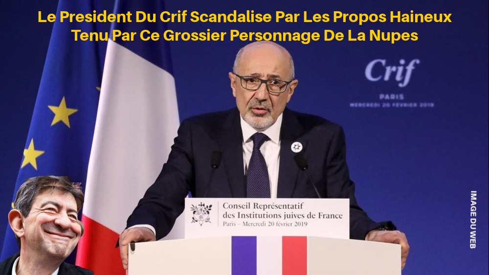 BT25. Politique - Le President Du CRIF Francis Kalifat Scandalisé