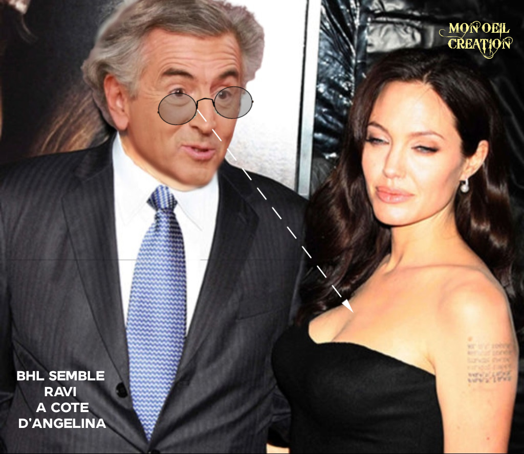 CM20. Humour - Angelina Jolie & BHL - Fakes